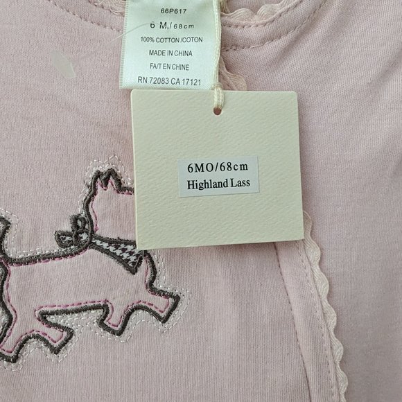 NWT Baby Krickets set of 3 long-sleeved pajamas size 6 M - Picture 4 of 16